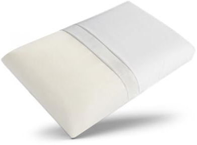 NATURECA Kinder Kissen für Bett Schlafen Oeko-Tex Memory Schaum Kinderkissen von 3 Jahren Ergonomischer Kinderkopfkissen mit Baumwollsatin Kissenbezug [Höhe 7cm] (Memory)