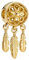 Wedanor Charme Vergoldeter Traumfänger Charms Anhänger 925 Sterling Silber Charm Pendant für Europäische Armbänder und Halsketten
