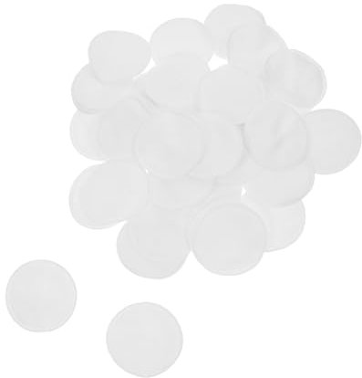 Baluue 100stücke Ovale Peeling-wattepads aus Bio-baumwolle für Gesichtsreinigung Augen und Lippen-make-up-entfernung Saugfähige Kosmetikpads für Empfindliche Haut
