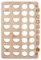 BENECREAT Bandeja de Madera para Almacenar Cápsulas de Café con Capacidad para 32 cápsula, Organizador de Cápsulas de Café de 420x280x25.5mm para Cocina, Casa