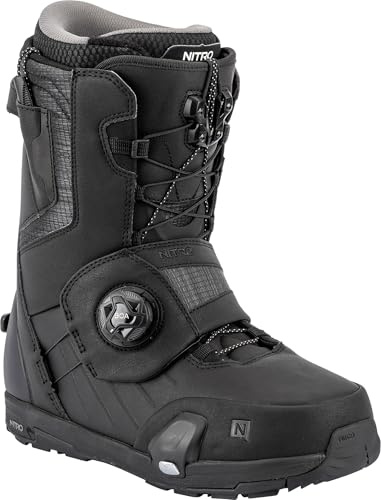 Nitro Profile Step On TLS Men's Snowboard Boots, Black, 11