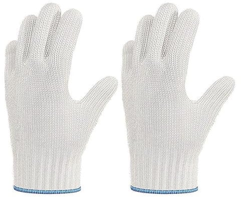 2 Pcs Oven Gloves, Heat Resistant Baking Gloves with Fingers, Double-Layer Non-Slip & Reusable Kitchen Oven Gloves with Fingers for BBQ Cooking Baking