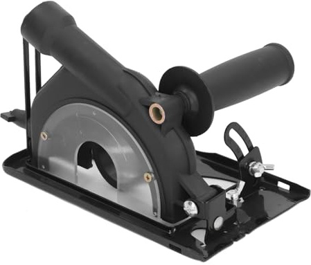 Wakects Cutting Bracket, Angle Grinder Shield Cover Stand 45 Degree Adjustable 0-40mm Cutting Depth for 100-125mm Angle Mill Electric Saw 20.5x22x15.5cm (Set 1)