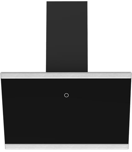 Respekta Schräghaube Skala / 60 cm Dunstabzugshaube schwarz/Energieeffizienzklasse A+++ / Brushless Motor / 9 Leistungsstufen/Touch Control/LED-Beleuchtung/Abluft und Umluft / CH89160S-20