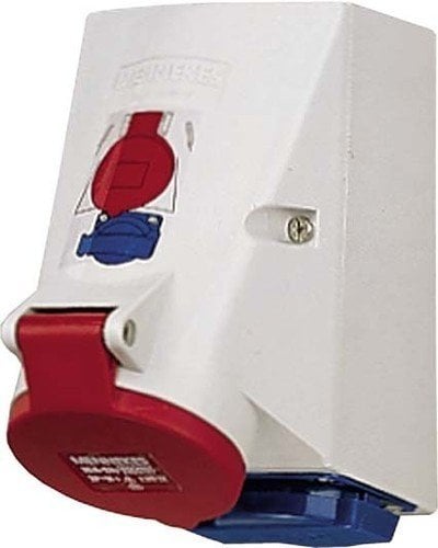 CEE Wandsteckdose IP44 16A 5P 6H 400V MENNEKES 1650