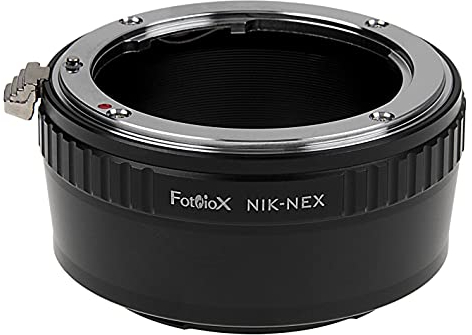 Fotodiox Lens Mount Adapter Compatible with Nikon F-Mount Lenses on Sony E-Mount Cameras
