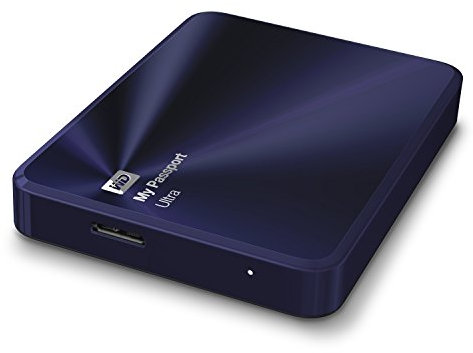 Western Digital My Passport Ultra Metal Edition, 2TB disco rigido esterno 2000 GB Nero, Blu