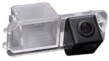 Kalakass HD CCD Rückfahrkamera Nummernschild Kennzeichen Einparkhilfe Nachtsicht für VW Polo Jetta Seat Altea Golf 6 VI Lupo New Beetle Scirocco