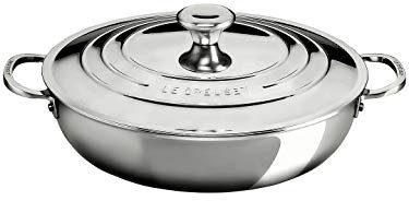 Signature 3-Ply Shallow 30cm Casserole with Lid, Stainless Steel