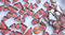 200g Soft Glas-Mosaiksteine unregelmäßig (Polygonal) glänzend, nicht lichtdurchlässig (Rosa)