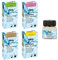 Javana Batikfarben Set 4 Plus 1 Pastell 4 Batik Textilfarben + Fixiermittel für Batik