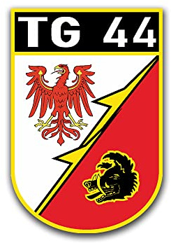 TG44 Aufkleber TranspG44 NVA DDR Transportfliegergeschwader 44 7x5cm#A5135