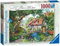 Ravensburger Puzzle 2D 1000 elementów: Droga wśród wzgórza kwiatów, Stary Design