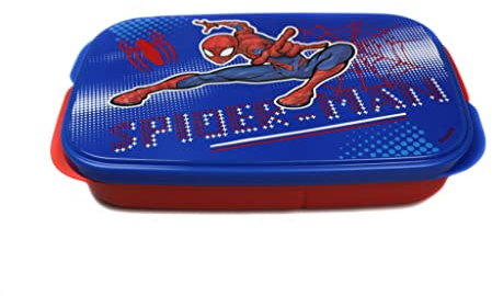 Tupperware Lunchbox Clevere Pause 590 ml Spider-Man rot blau Brot Bentobox