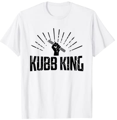 Schachwikinger Geschicklichkeitsspiel Kubb T-Shirt