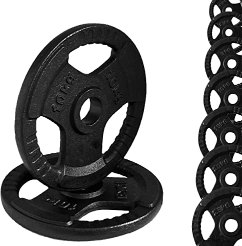 G5 HT SPORT Unisex – Erwachsene 2 Scheiben aus Gusseisen Ø Loch 50 Mm Ab 25 Kg à, 2 x 25 kg, 2 DISCHI IN GHISA Ø FORO