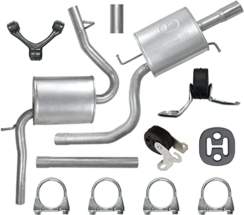 Polmo Schaldampferset Auspuff für A4 B6 B7 2.0