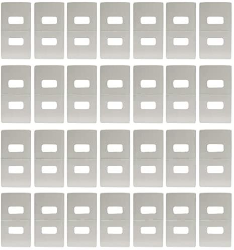 Vertikale Jalousie Ersatz Reparatur Lamellen 28 Sets (56 Total Blind Fixer Tabs), Pre Cut Vertikale Jalousien Reparatur Kit