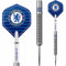 FOCO D1406 Dartpfeile-Set, offizielles Lizenzprodukt des Chelsea Football Club The Blues FC, gestreift, Stahlspitze, 90 % Wolfram, 24 g