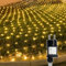 Jopassy 3x2m 200 LED Lichternetz Außen Lichterkette Netz Outdoor Lichterkette Netzlicht Dekorative Lichterketten Weihnachtslichter Außenlichterkette mit 8 Modi IP44 Wasserdicht, Warmweiß