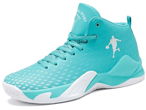 Unisex Basketball Schuhe Sportschuhe Mode(36 EU, Blue)