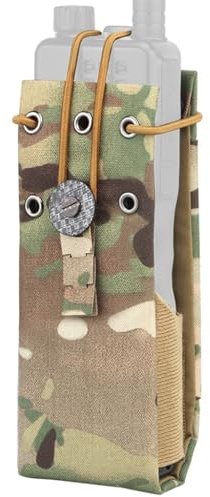 KLYso Taktische Universal Radio Pouch MPU5 PRC163 152 148 PTT Halter Tasche Walkie-Talkie Lagerung Pack FC Stil Airsoft Jagd Militär (Color : CP)