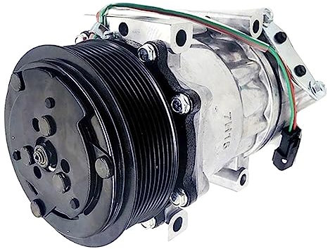 7H15 SD7H15 8202 8203 Auto Car AC A/C Air Compressor Compatible For JCB Telescopic Handler TM Series 320 08562 32008562 12V 24V (Color : 24V)