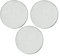 Folpus 3er Set Elegante Spiegelablagen für Fotorequisiten - Dekorative Tischspiegel für Süßigkeiten und Dekoration, Rund10cm
