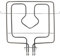 ensipart Oberhitze für Backofen kompatibel mit gorenje 709465 kompatibel mit gorenje 7094666, 824983 kompatibel mit Küppersbusch 548271 Zweikreisheizelement 2700W