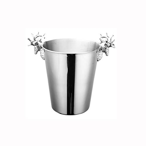 HSYHKDSY 3L Ice Bucket Stainless Steel Wine Ice Bucket Wine Cooler Chiller Bottle Cooler Champagne Beer Cold Water Machine Ice Bucket