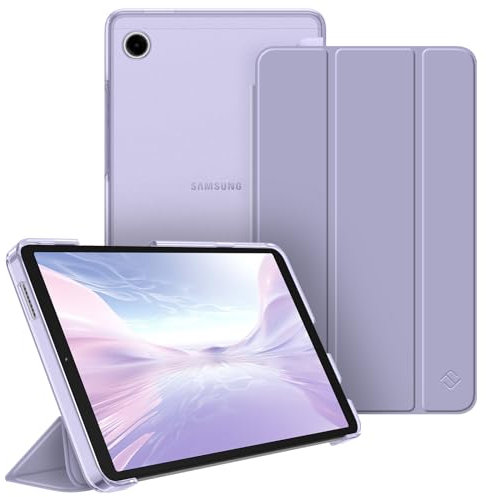 FINTIE Case for Samsung Galaxy Tab A9 8.7 Inch 2023, Ultra Thin Protective Case with Translucent Back Cover for Tablet A9 8.7 SM-X110/X115/X117, Purple