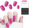 Short Square Press on Nails with Glue, 24 Pcs Elegant French Tip Fake Nails, Stick on Nails for Women, Durable and Reusable, Perfect for Christmas, Weddings, or Parties, DIY at Home (Pink)