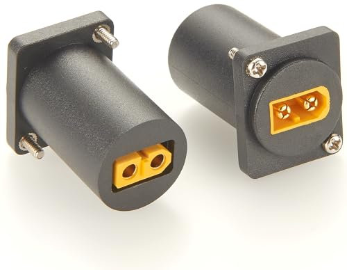 Connettore tipo D XT60 maschio a femmina Convertitore XT60 Wireless XLR Chassis Panel Mount Adapter per RC FPV Toy Car Plane Drone Batteria