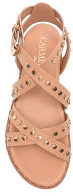 Carmela - Sandalen Damen Beige - Bequeme und vielseitige Schuhe - Casual Mode - Modell 16239304 (Größe 39)