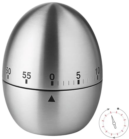 ChAusa 60 Minutes Egg Timers for Boiling Eggs, Cooking Timers for Kitchen | Magnetic Kitchen Timer for Kitchen Use and Ideal for Many Tasks Around the Home and Cooking Learning
