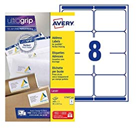 Avery BlockOut Versandetiketten
