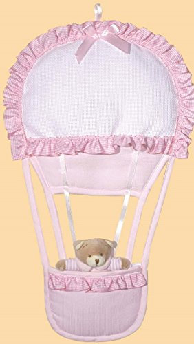 Globe Dekoration mit Teddybär – Rosa