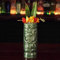 bar@drinkstuff Ceramic Green Tiki Mug 10.5oz / 300ml, Single