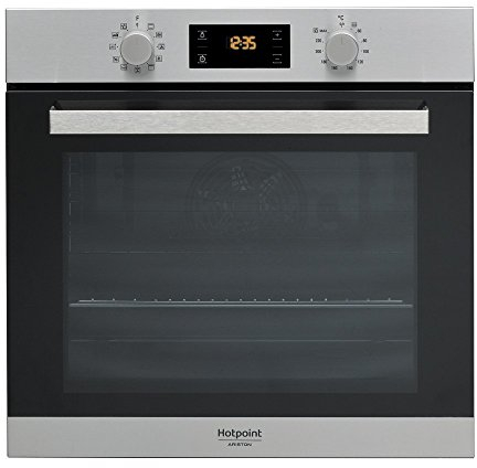 Hotpoint FA3 840 H IX HA Forno elettrico 66L (2900W A +, Medio, 2900 W), Nero, Acciaio inossidabile