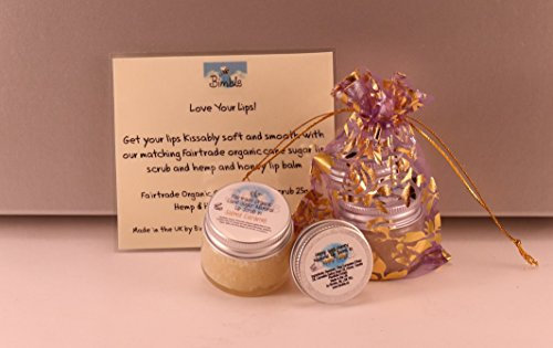 Bimble Love Your Lips Balm & Scrub Gift Bag (Vanilla Fudge)