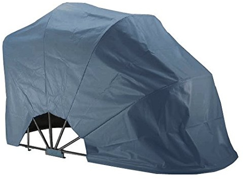 Carpa garaje plegable para motos de Bikehome, de protección para invierno y sólida, color gris oscuro