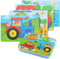 BBLIKE Kinderpuzzle 64 Stücke Puzzle für Kinder Puzzle ab 3 Vier schwierigkeitsgrade Lernspielzeug für Kinder 3 4 5 Jahren Alt (Verkehr)