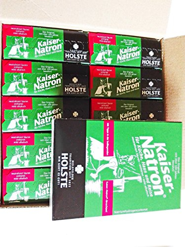 10x HOLSTE Kaiser Natron 250g Soda,Backen,kochen,waschen,reinigen Haus, Küche