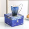 Große Keramik-Kaffeetasse, große Kapazität, Teetasse für Büro und Zuhause, 473 ml Vincent van Gogh Malerei Muster Tassen