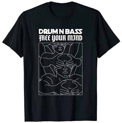 Drum N Bass Mind Liquid Music EDM Drum Und Bass T-Shirt