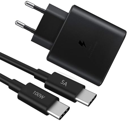 45W Schnellladegerät mit Ladekabel für Samsung Galaxy Tablet Tab A9+, A9, S9 FE+, S9, S9 FE Plus, S10, S9 FE+, S9+ S9 Ultra S8 S11 FE USB C Schnellladekabel Ladegerät für Lenovo Tab M11 Tablet Charger