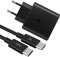 Schnellladegerät 45 w USB C Ladegerät mit 2m Ladekabel Typ C kompatibe mit Samsung Galaxy S25 Ultra S25 Plus S25 S24 S23 S22 S21 S20 fe M35 M55, Galaxy Tab S7 S7+ S8 S8+, S9, Galaxy Z Fold 5/6/4