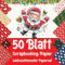 50 Blatt Scrapbooking Papier Weihnachtsmuster Papier: Papel Artesanal Decorativo Doble Cara para Tarjetería Scrapbook, Es un libro fabricado en papel ... g/m², Interior color Premium con papel blanco
