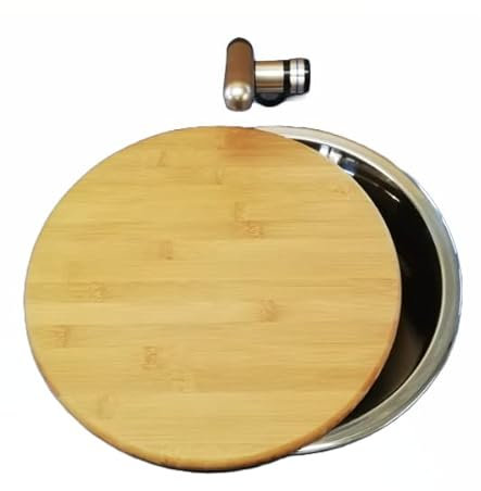 Spülenabdeckung Bambus (Rund 310 mm Ø)