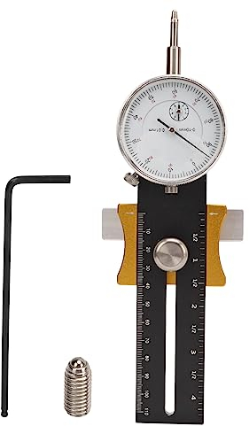 Dial Indicator Table Saw Gauge, Band Saw Calibration Tool Calibrator Adjustable Woodworking Tool Table Saw Accessories for Aligning and Calibrating Work